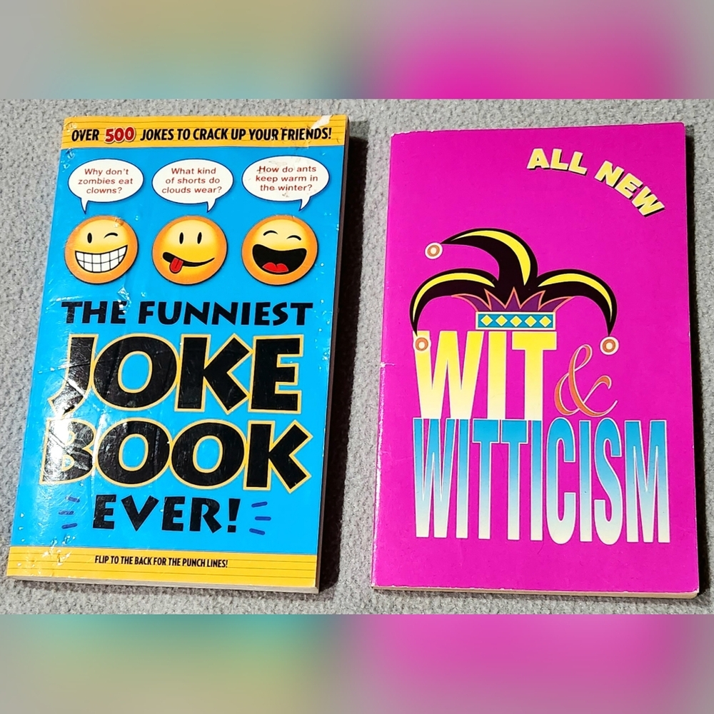The Funniest Joke Book Ever & Wit and Witticism Set